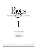 Cover of: Pages by Matthew J. Bruccoli, editorial director ; C. E. Frazer Clark, Jr., managing editor.