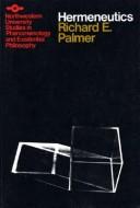 Cover of: Hermeneutics (SPEP) by Richard E. Palmer