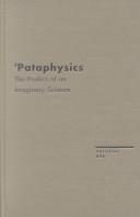Cover of: 'Pataphysics by Christian Bök