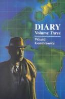 Cover of: Diary Volume 3 (Diary) by Witold Gombrowicz