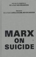 Cover of: Marx on Suicide (Psychosocial Issues) by Karl Marx