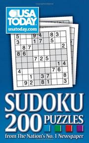 Cover of: USA Today Sudoku: 200 Puzzles from the Nation's No.1 Newspaper