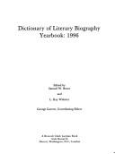 Cover of: Dictionary of Literary Biography Yearbook 1996