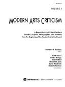 Cover of: Modern arts criticism by Lawrence J. Trudeau editor. Vol.4.