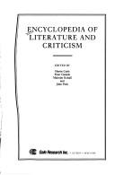 Cover of: Encyclopedia of literature and criticism