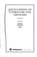 Cover of: Encyclopedia of Literature and Criticism by Martin Coyle, Martin Coyle