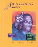 Cover of: African American Voices, Volume 2 by Deborah Gillan Straub