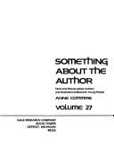 Cover of: Something About the Author v. 27 by Anne Commire
