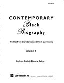 Cover of: Contemporary Black Biography: Profiles from th   E International Black Community (Contemporary Black Biography)