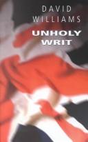 Cover of: Unholy Writ (Black Dagger Crime Series)