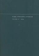 Carl Nielsen Studies by Niels Krabbe