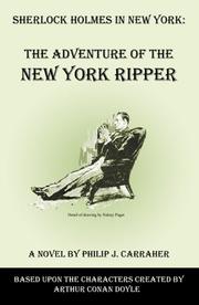 Cover of: Sherlock Holmes in New York: The Adventure of the New York Ripper