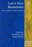 Cover of: Law's new boundaries by edited by Jiří Přibáň, David Nelken.