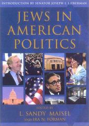Cover of: Jews in American politics | 