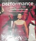Cover of: Performance by RoseLee Goldberg