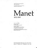 Cover of: Manet, 1832-1883
