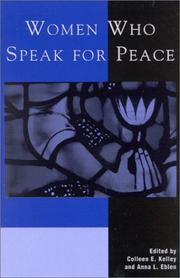 Cover of: Women Who Speak for Peace