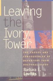 Cover of: Leaving the Ivory Tower