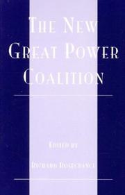 Cover of: GREAT POWER COALITION: Toward a World Concert of Nations