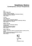 Cover of: Rehabilitation Medicine: Contemporary Clinical Perspectives