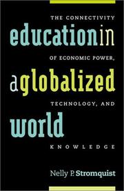 Cover of: Education in a Globalized World by Nelly P. Stromquist