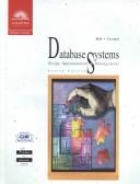 Cover of: Database Systems Design, Implementation, and Management