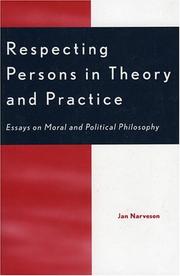 Cover of: Respecting Persons in Theory and Practice