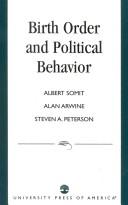 Cover of: Birth order and political behavior