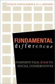 Cover of: Fundamental Differences: Feminists Talk Back to Social Conservatives