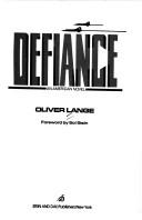 Cover of: Defiance by Oliver Lange, Oliver Lange