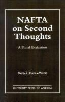 Cover of: NAFTA on second thoughts: a plural evaluation