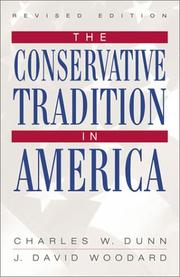 Cover of: The conservative tradition in America