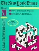 Cover of: New York Times Sunday Crossword Puzzles, Volume 20: Fifty Sunday Puzzles (NY Times)