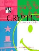 Cover of: Random House Cryptic Crosswords, Volume 3 (RH Crosswords)
