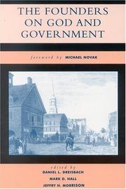 Cover of: The Founders on God and Government