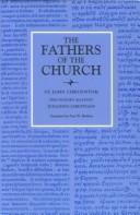 Cover of: Discourses Against Judaizing Christians (The Fathers of the Church, 68) by Saint John Chrysostom