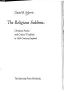 Cover of: Religious Sublime (South Atlantic Modern Language Association. Award study)