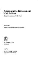Cover of: Comparative government and politics: essays in honour of S.E. Finer