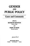Cover of: Gender and Public Policy by Kenneth Winston