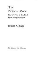 The pictorial mode by Ringe, Donald A.