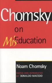 Cover of: Chomsky on Mis-Education by Noam Chomsky