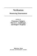 Cover of: Verification: monitoring disarmament