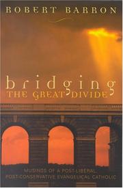 Cover of: Bridging the Great Divide  by Bishop Robert Barron