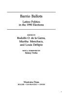Cover of: Barrio Ballots by Rodolfo O. De LA Garza, Martha Menchaca