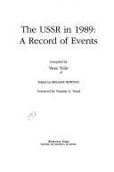 Cover of: The USSR in 1989: a record of events