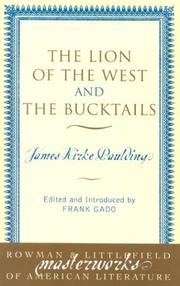 Cover of: The Lion of the West and The Bucktails