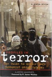 Cover of: Profiles in Terror by Aaron Mannes