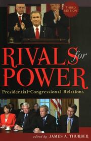 Cover of: Rivals for Power by James A. Thurber, James A. Thurber