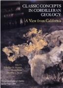 Cover of: Classic Cordilleran concepts: a view from California