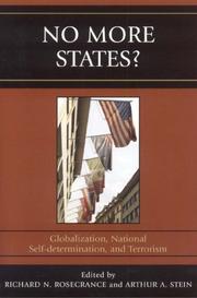 Cover of: No More States?: Globalization, National Self-determination, and Terrorism